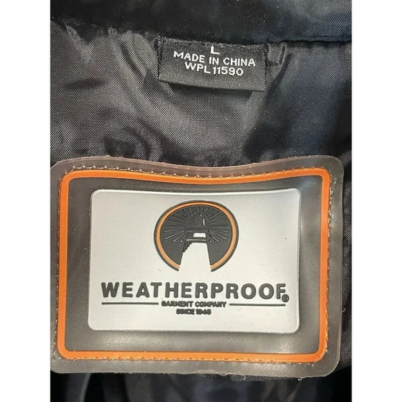 Weatherproof Garment Co. Mens L Budweiser Jacket 3-in-1 Black Coat 18500174 6086 - Picture 8 of 16